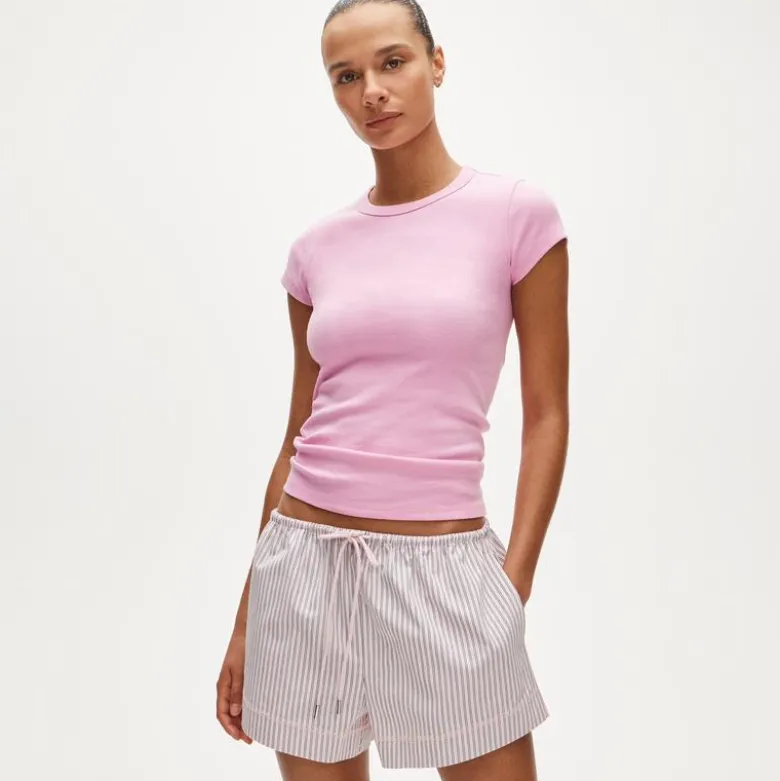 Perfect-fit crewneck T-shirt