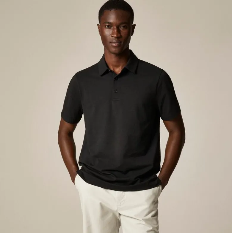 Performance piqué polo shirt