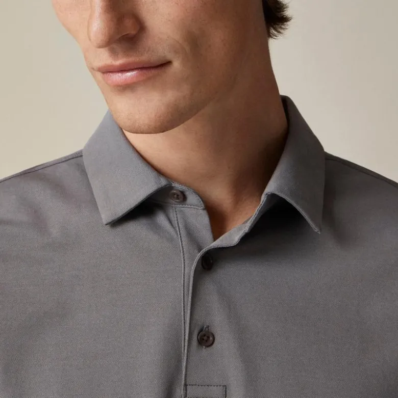 Performance piqué polo shirt