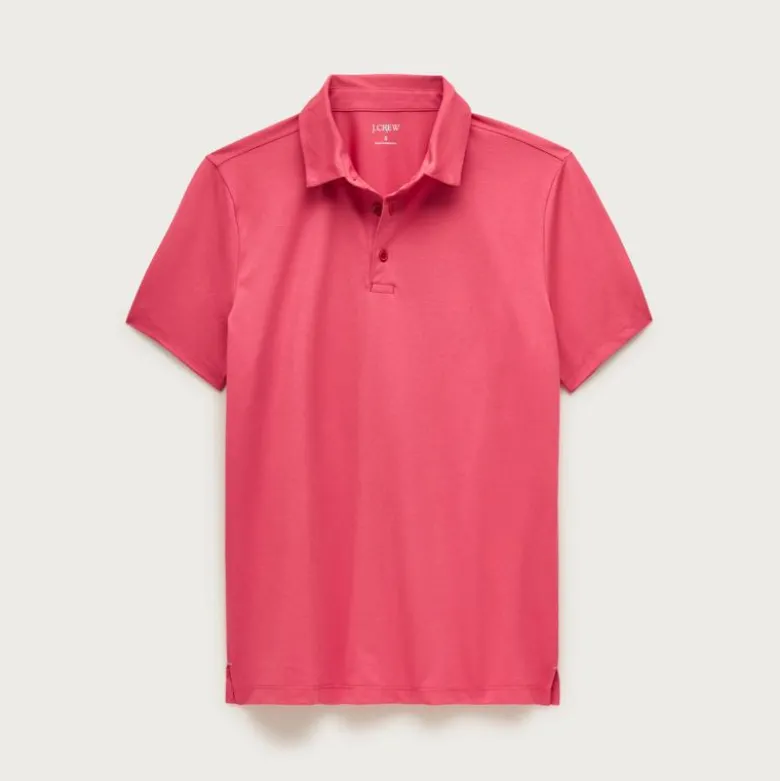 Performance piqué polo shirt