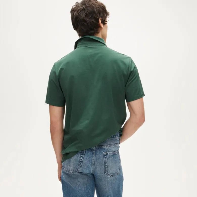 Performance piqué polo shirt
