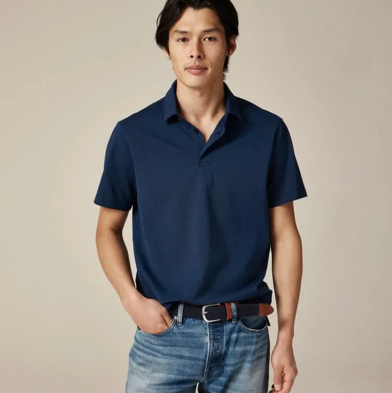 Performance piqué polo shirt