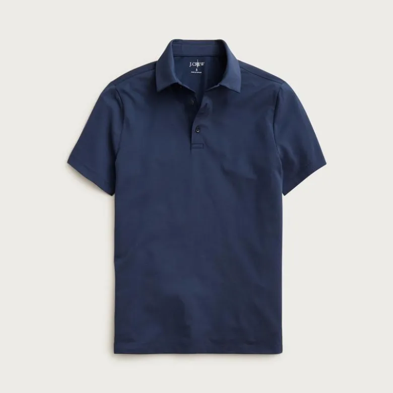 Performance piqué polo shirt