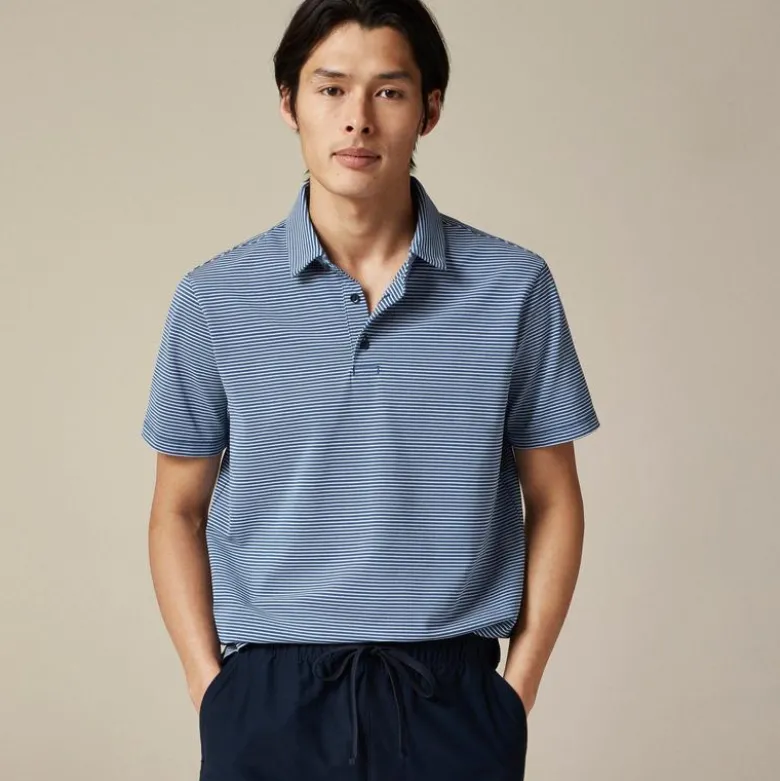 Performance piqué polo shirt