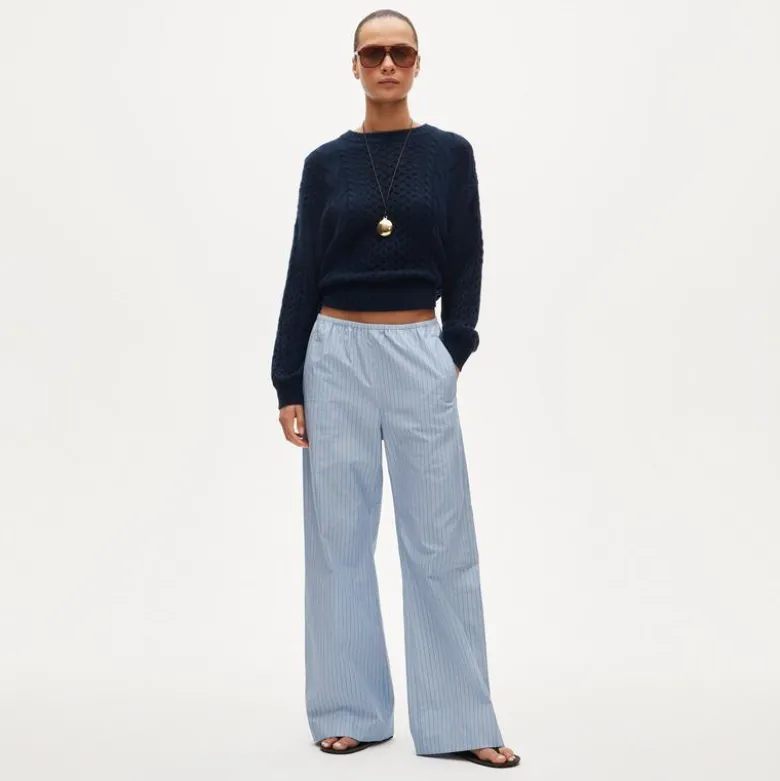 Petite Cosmo pant in cotton poplin