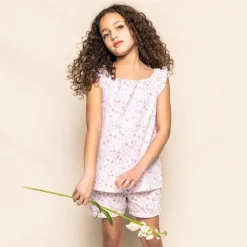 Petite Plume™ girls' Fleur d'Azur Amelie short set