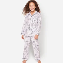Petite Plume™ girls' pajama set in stripe
