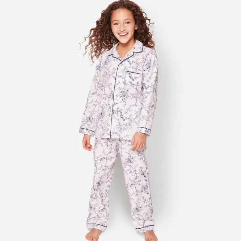 Petite Plume™ girls' pajama set in stripe