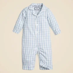Petite Plume™ infants' romper in gingham
