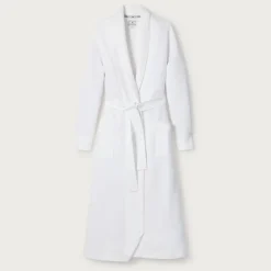 Petite Plume™ women's luxe Pima cotton Ophelia robe in jacquard