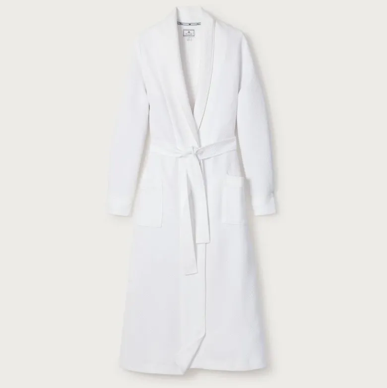Petite Plume™ women's luxe Pima cotton Ophelia robe in jacquard
