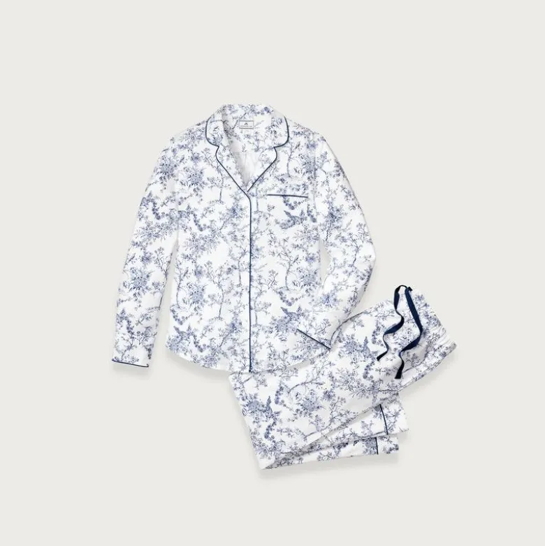 Petite Plume™ women's pajama set in timeless toile