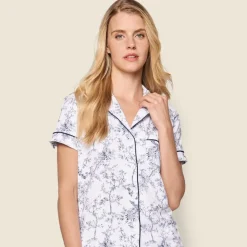 Petite Plume™ women's Pima cotton short set