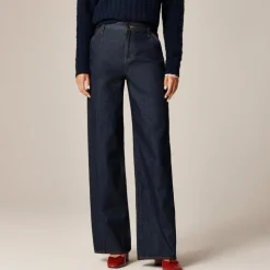 Petite utility low-rise wide-leg jean