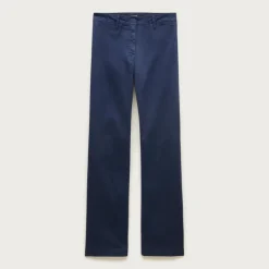 Petite wide-leg trouser in chino