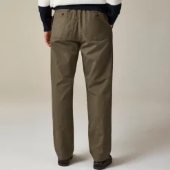 Pier pant in cotton-linen blend canvas