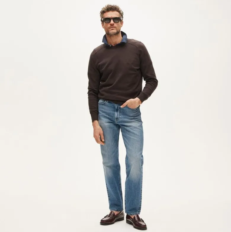 Pima cotton crewneck sweater