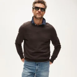 Pima cotton crewneck sweater