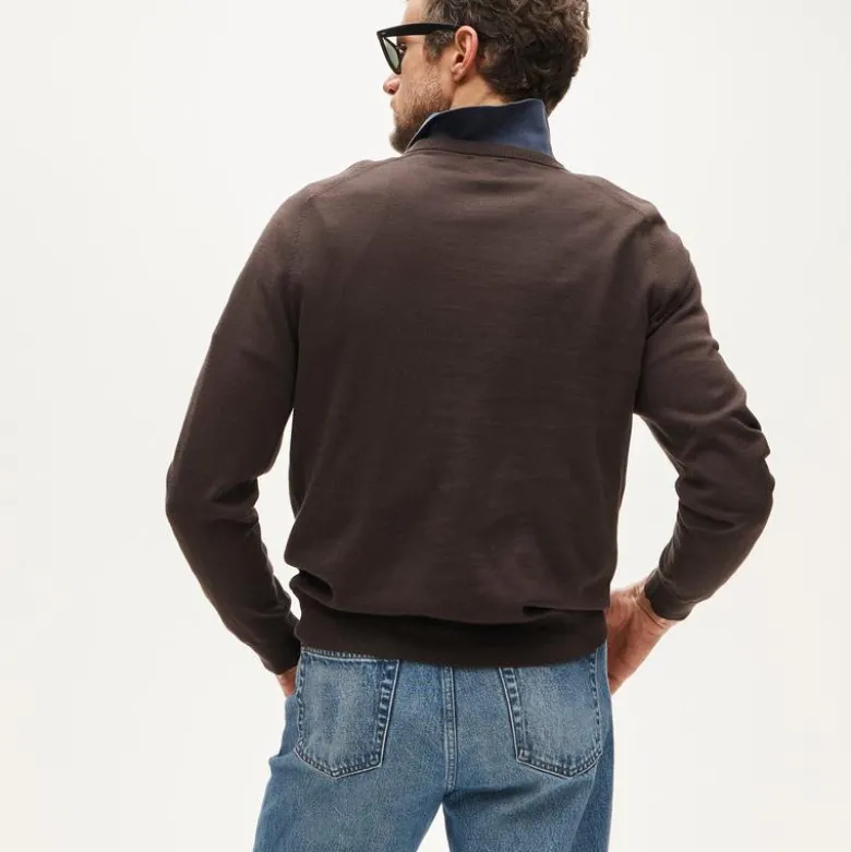 Pima cotton crewneck sweater