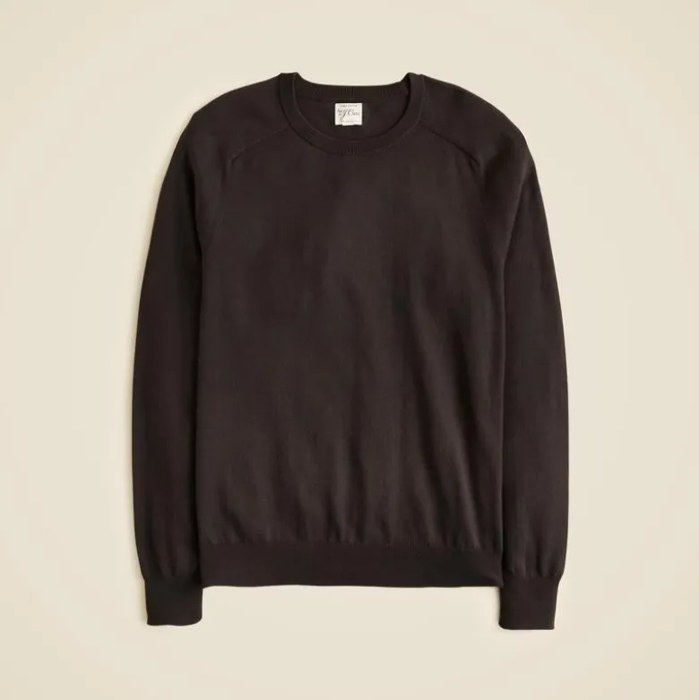 Pima cotton crewneck sweater