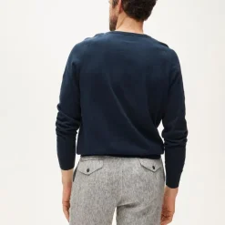 Pima cotton crewneck sweater