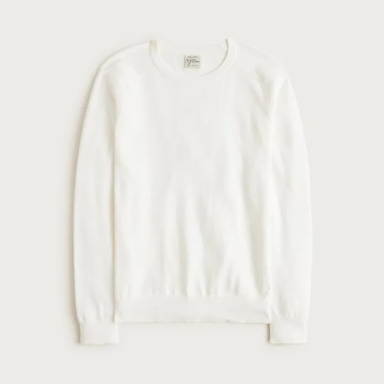 Pima cotton crewneck sweater