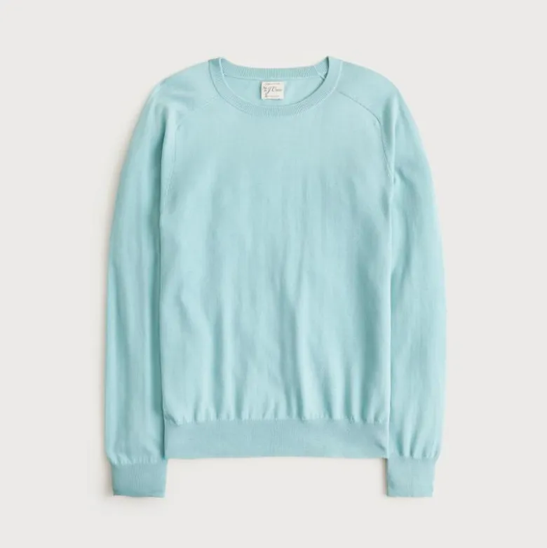 Pima cotton crewneck sweater