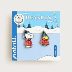 Pintrill® kids' Snoopy and Woodstock pins set