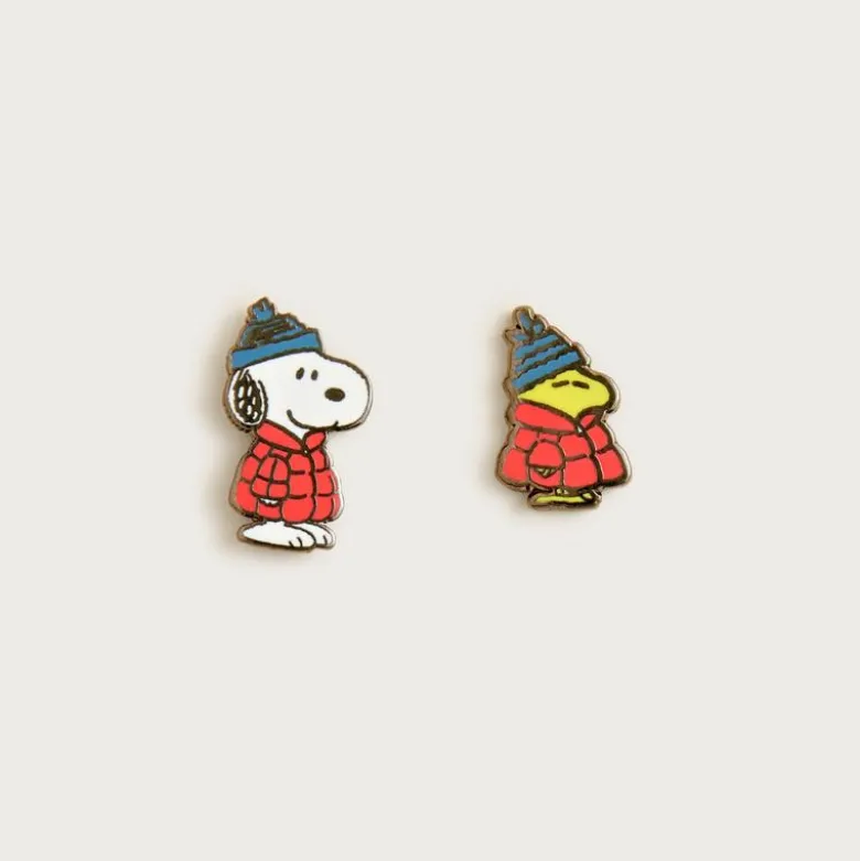 Pintrill® kids' Snoopy and Woodstock pins set