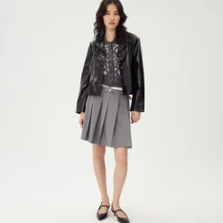 Pleated prep skirt