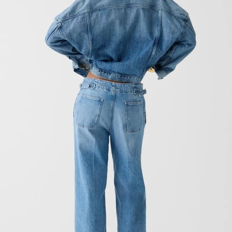 Point Sur side-tab trouser in Mia wash