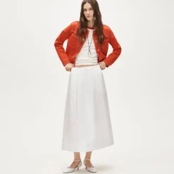 Pointelle ringer T-shirt