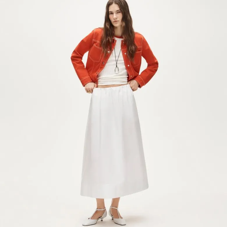 Pointelle ringer T-shirt