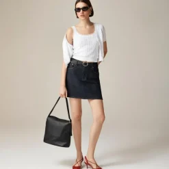 Pointelle sweater-tank in premium ultrafine cotton