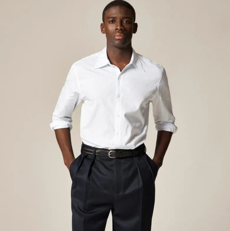 Portuguese cotton poplin shirt