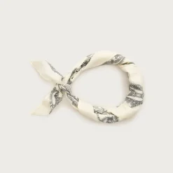 Printed lightweight cotton scarf