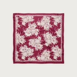 Printed silk scarf