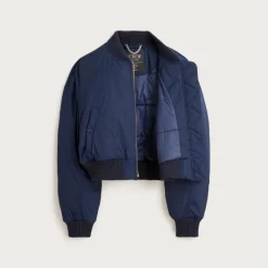 Puffer bomber jacket with PrimaLoft®