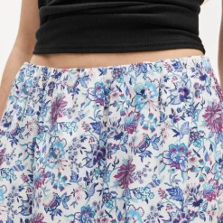 Pull-on midi skirt in Liberty® Christelle fabric
