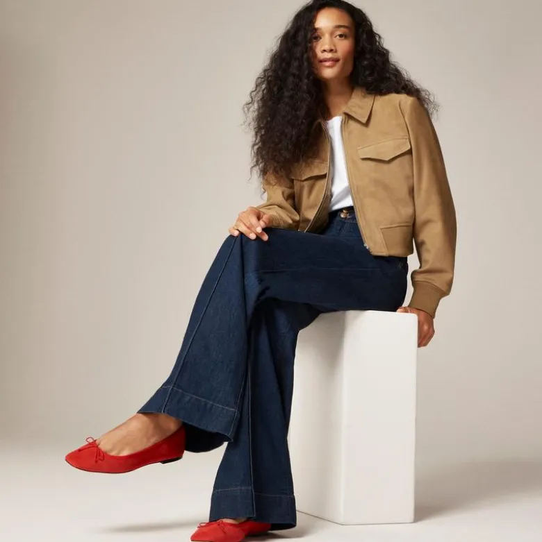 Quinn ballet flats in suede