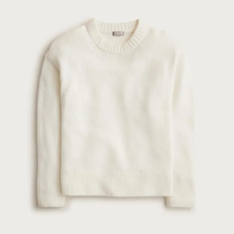 Relaxed crewneck pullover