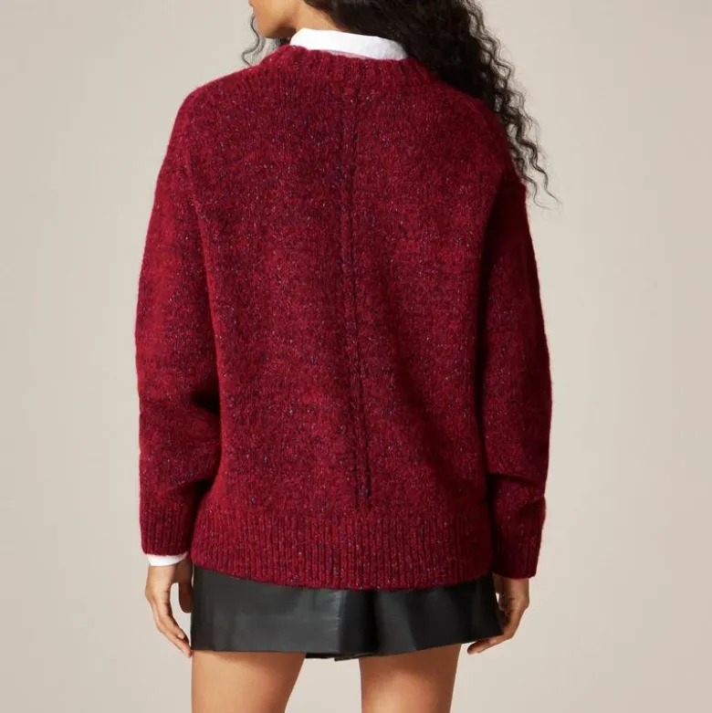 Relaxed crewneck pullover