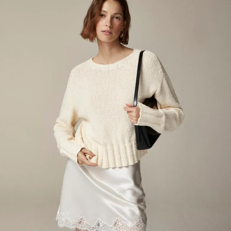 Relaxed crewneck sweater