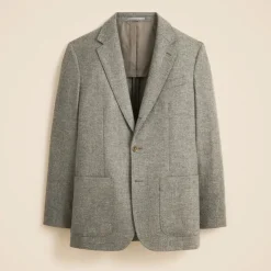 Relaxed-fit suit jacket in English merino wool