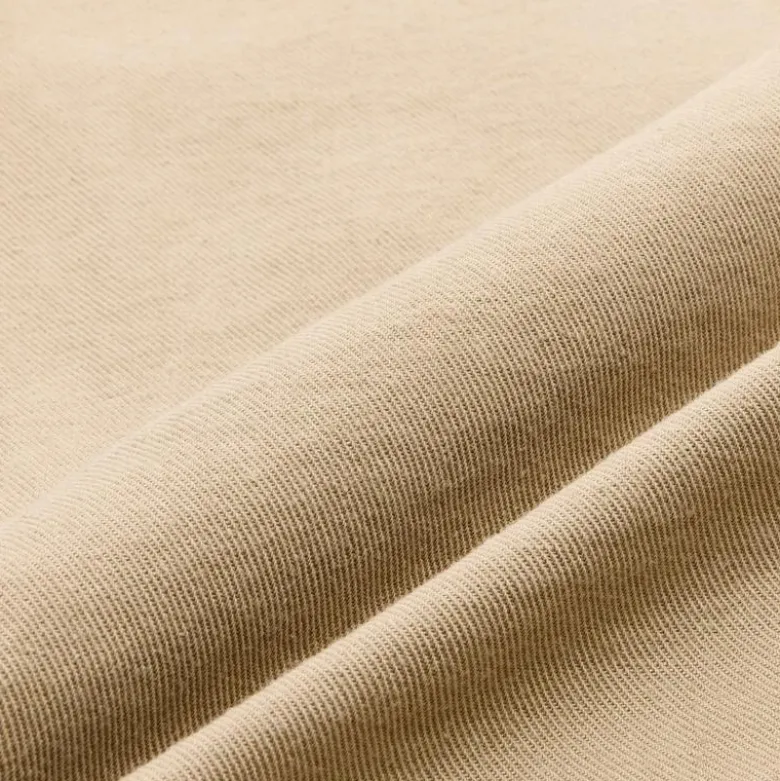 Relaxed-fit suit jacket in Italian cotton-linen twill blend