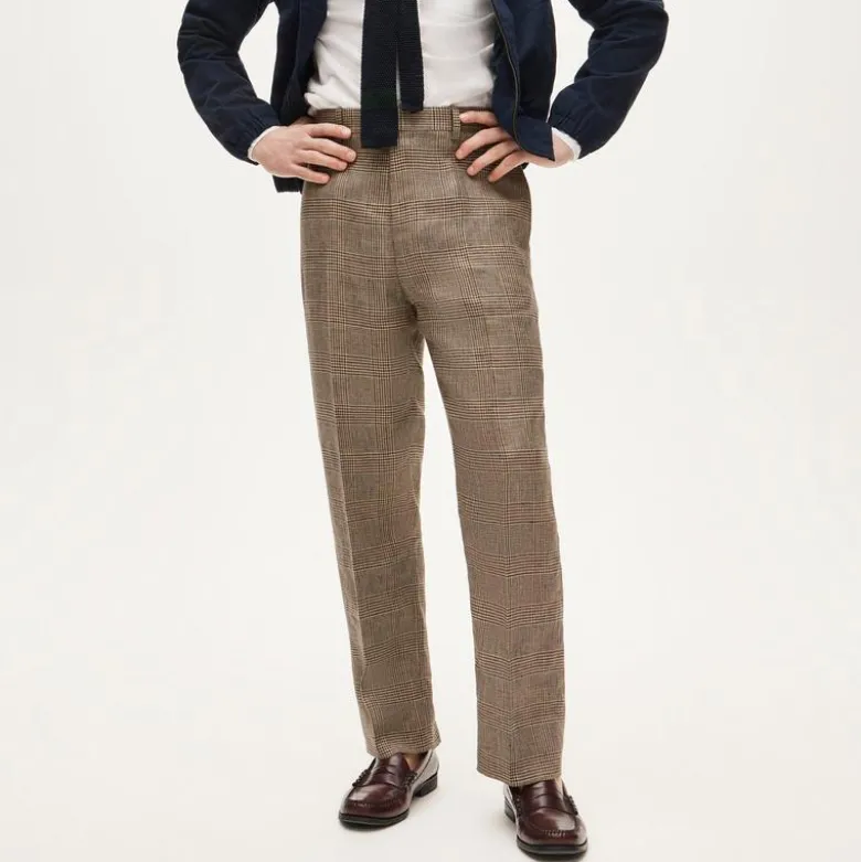 Relaxed-fit trouser in Irish linen