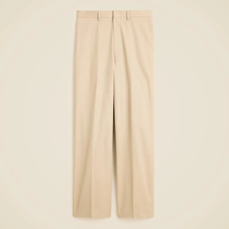 Relaxed-fit trouser in Italian cotton chino