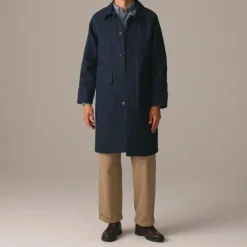 Rivington car coat in water-resistant cotton twill
