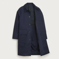 Rivington car coat in water-resistant cotton twill