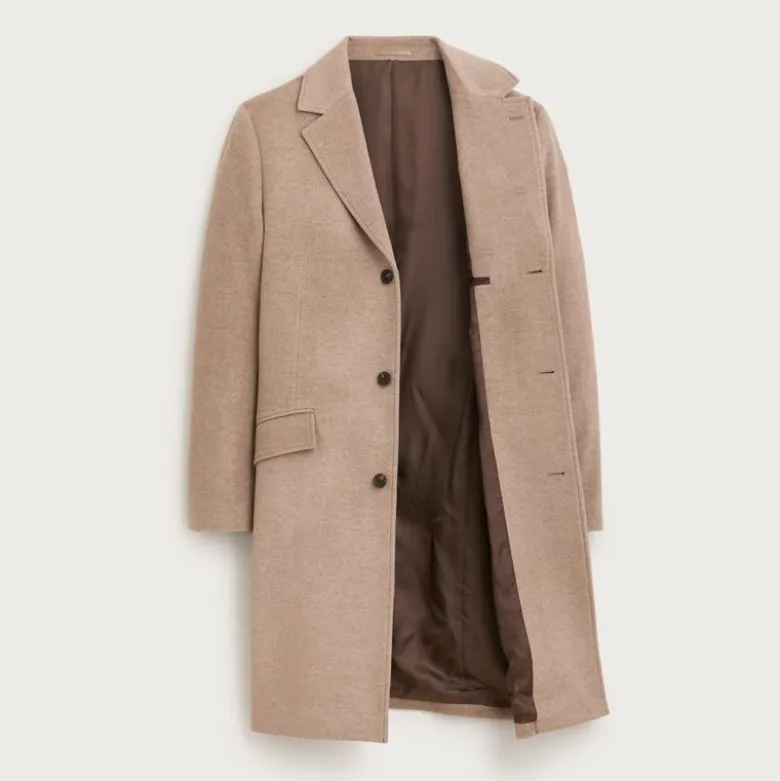Rivington topcoat in Italian wool blend